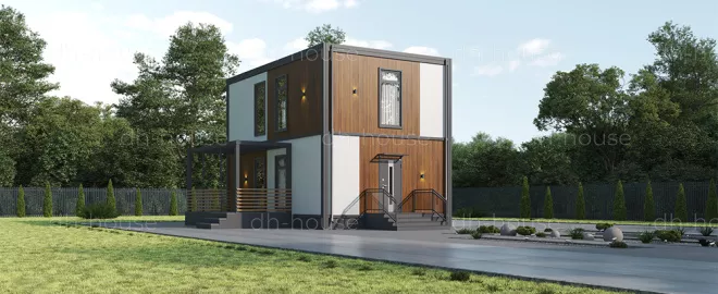 Модульный дом Домокомплект DoorHan 118-2 Ультра в Туле для круглогодичного проживания