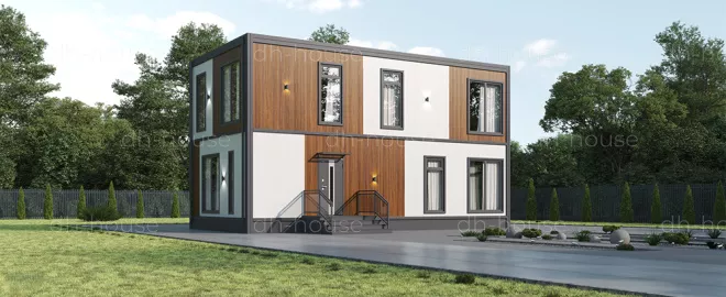 Модульный дом Домокомплект DoorHan Ультра 148-2 в Туле для круглогодичного проживания