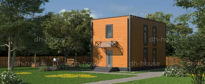 Модульный дом Домокомплект DoorHan Лайт 118 в Туле для круглогодичного проживания